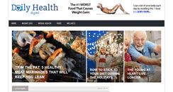 Desktop Screenshot of dailyhealthdigital.com